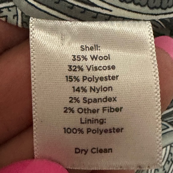 Talbots Women’s Wool Blend Gray Blazer Size 6P - Picture 8 of 8